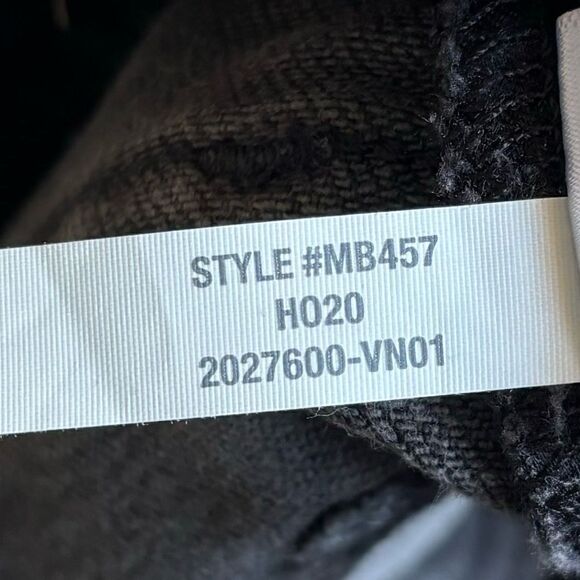 Madewell Cali Demi Black Grey Jeans Straight Leg Size 25 - Picture 12 of 13